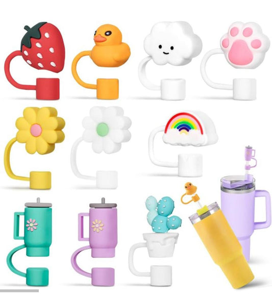 10pcs Straw Cover cap