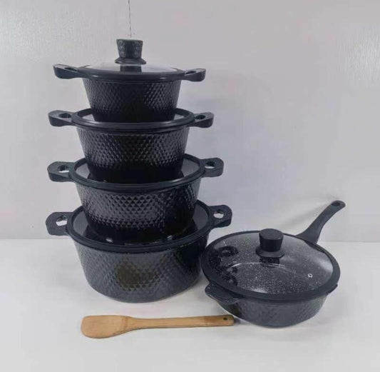 Bosch 11pc Cookware with Silicone lid Covers