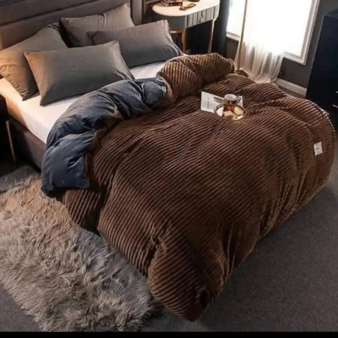 Velvet duvet set
