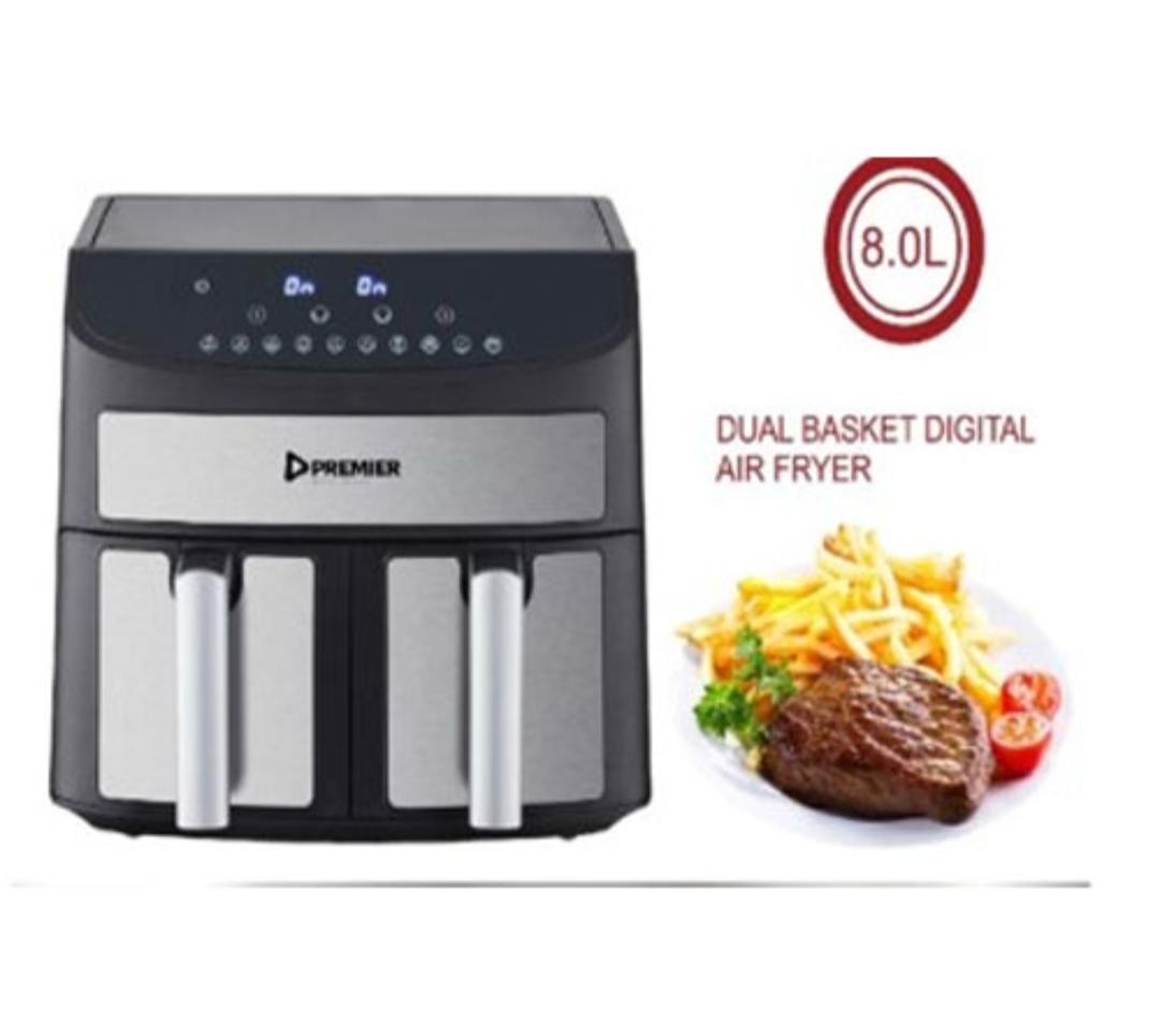 Premier 8L Dual Basket Digital AirFryer