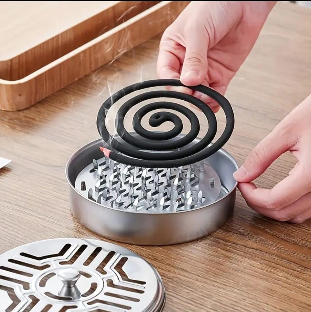 New Stainless Steel Mosquito Coil Holder