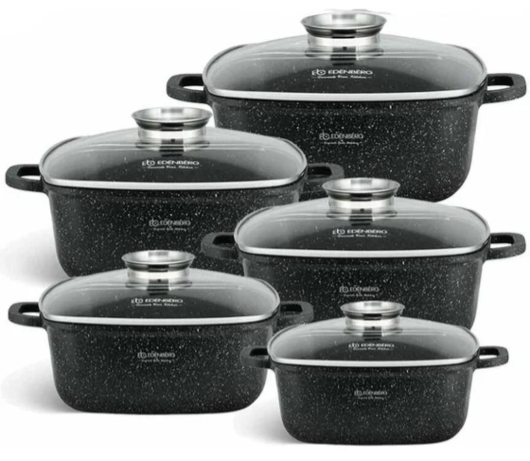 Edenberg 10PC cookware set. EB-3986
