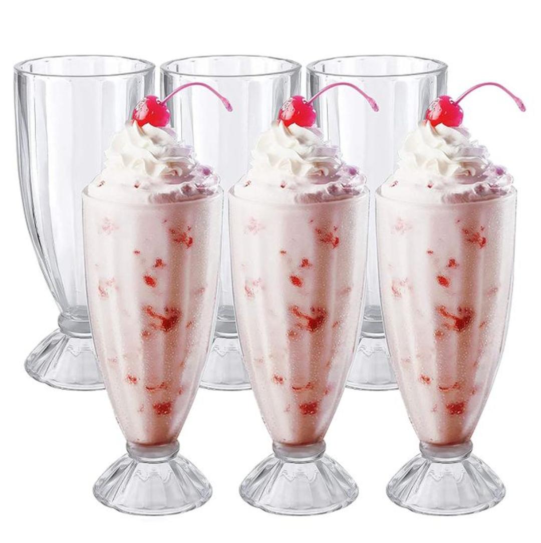 6pc Milk shake glasses
